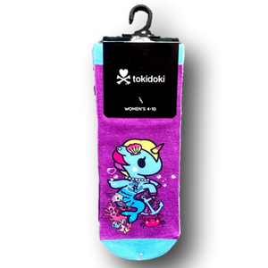 3/$20 Tokidoki Mermaid Unicorn Funny Novelty No-Show Socks - NWT